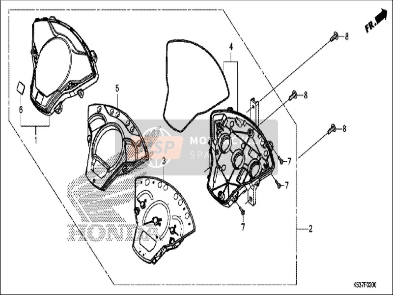 Honda SH300AS 2019 Mètre pour un 2019 Honda SH300AS